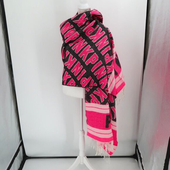 PINK Victoria's Secret Accessories - Victoria's Secret PINK Large Scarf 27x88in